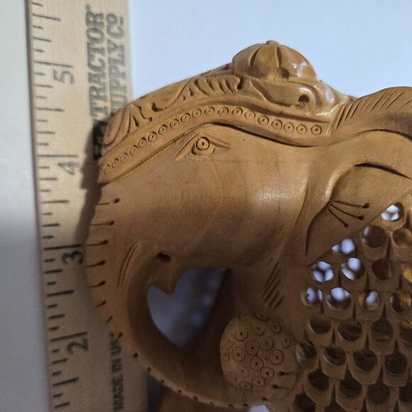 Hand-carved Wooden Elephant - Picture 11 of 11